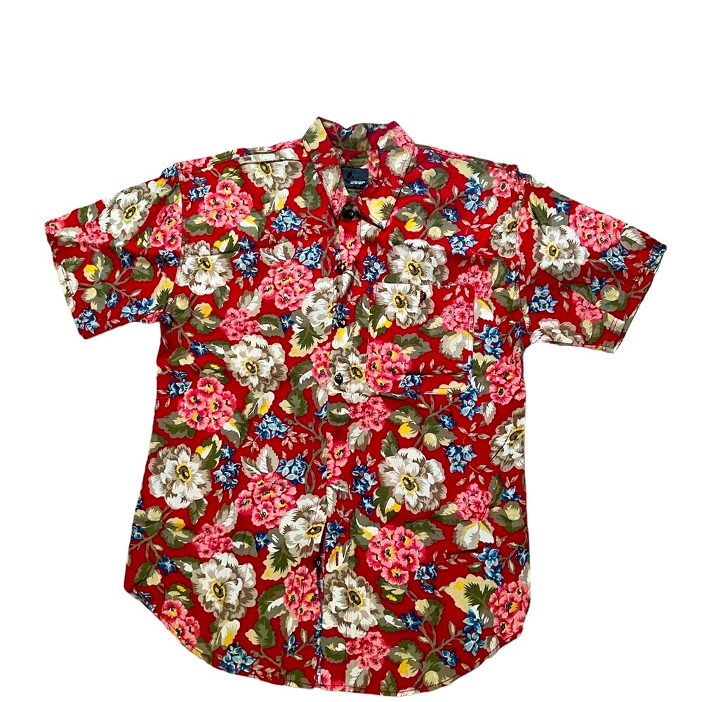 Vintage Hawaiian Button Up - Men’s L